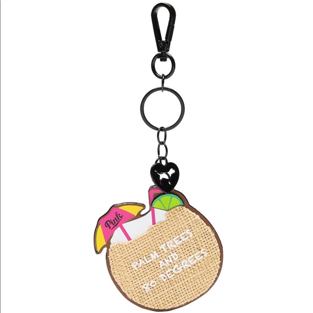 VS PINK "PALM TREES AND 10 DEGREES" Keychain